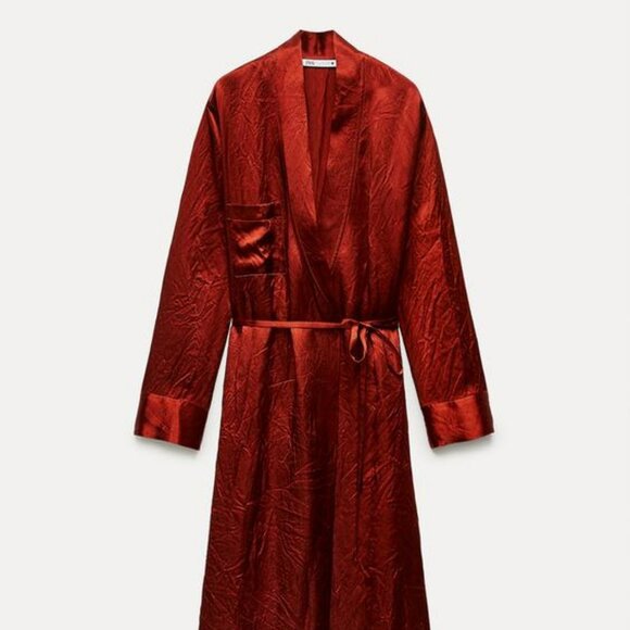 ZARA SATIN EFFECT DRESS ZW COLLECTION - Picture 1 of 2